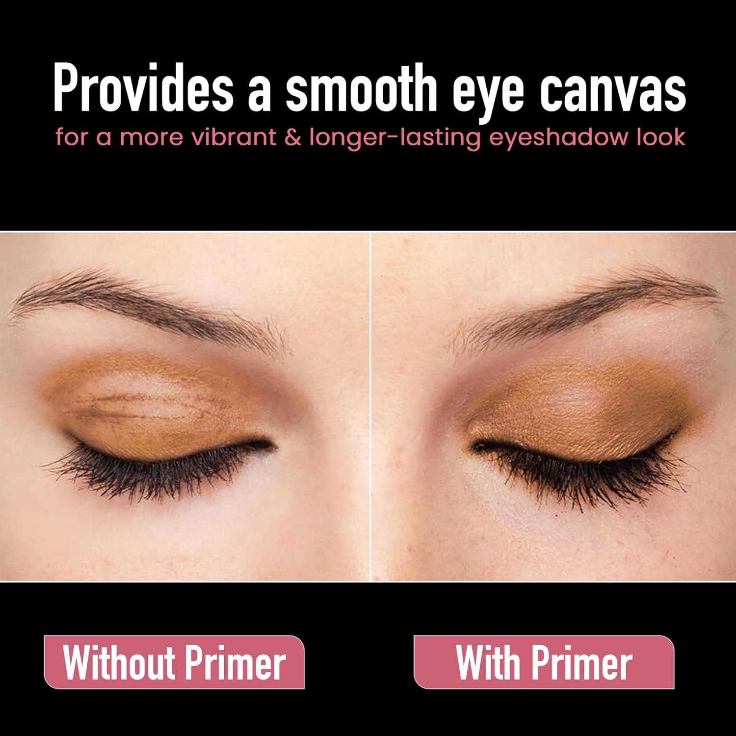 Eye primer making eyeshadow last longer on eyelids