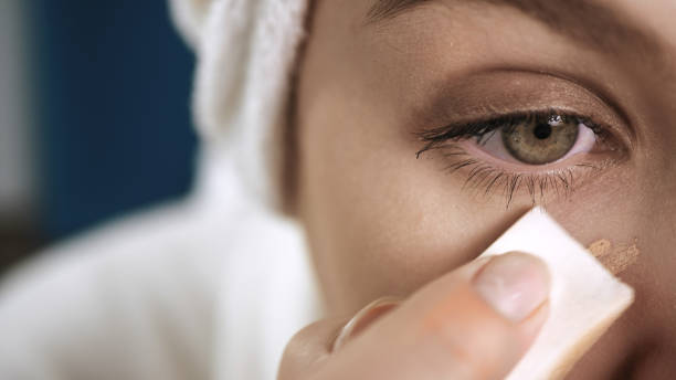 Under-eye concealer application for a smooth, natural finish
