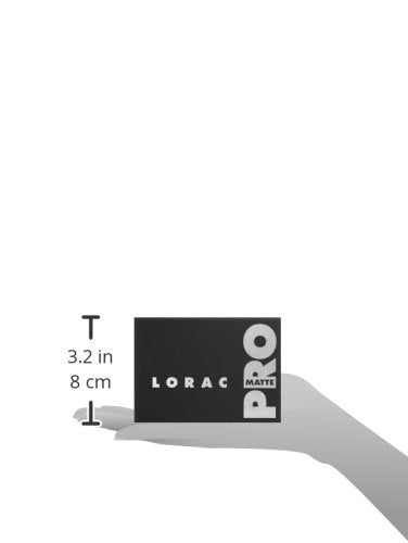 LORAC PRO Matte & Shimmer Eyeshadow Palette, Metallic High Pigmented, Mirror Compact