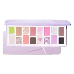 Cheeryep Qianyan 16 Color Eye Shadow Palette Pink Brown Cowboy Blue Multicolor Matte Pearl Smoky Eye Makeup Palette (15, 16g)