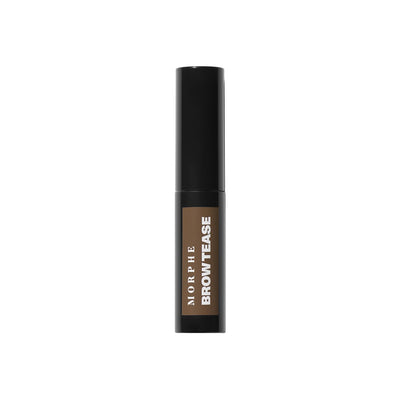 Morphe Brow Tease Eyebrow Gel Mousse - Volumizing Brow Gel to Tint, Thicken & Shape with 100% Natural Bamboo Fibers - Enriched with Conditioning Coffee Seed Oil - Latte (0.16 fl oz)