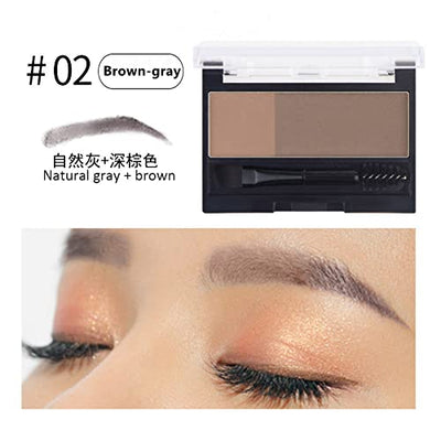 Professional eyebrow Palette Eyebrow makeup is available in 5 colors (02# Brown-gray)