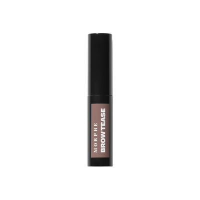 Morphe Brow Tease Eyebrow Gel Mousse - Volumizing Brow Gel to Tint, Thicken & Shape with 100% Natural Bamboo Fibers - Enriched with Conditioning Coffee Seed Oil - Hazelnut (0.16 fl oz)