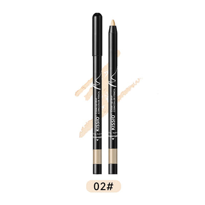 KISSIO Concealer Pencil,Under Eye Concealer,Cover Acne and Freckles,Brightener,Waterproof,Long-lasting,Cream,Makeup Pencil with Sharpener,02 NATURAL