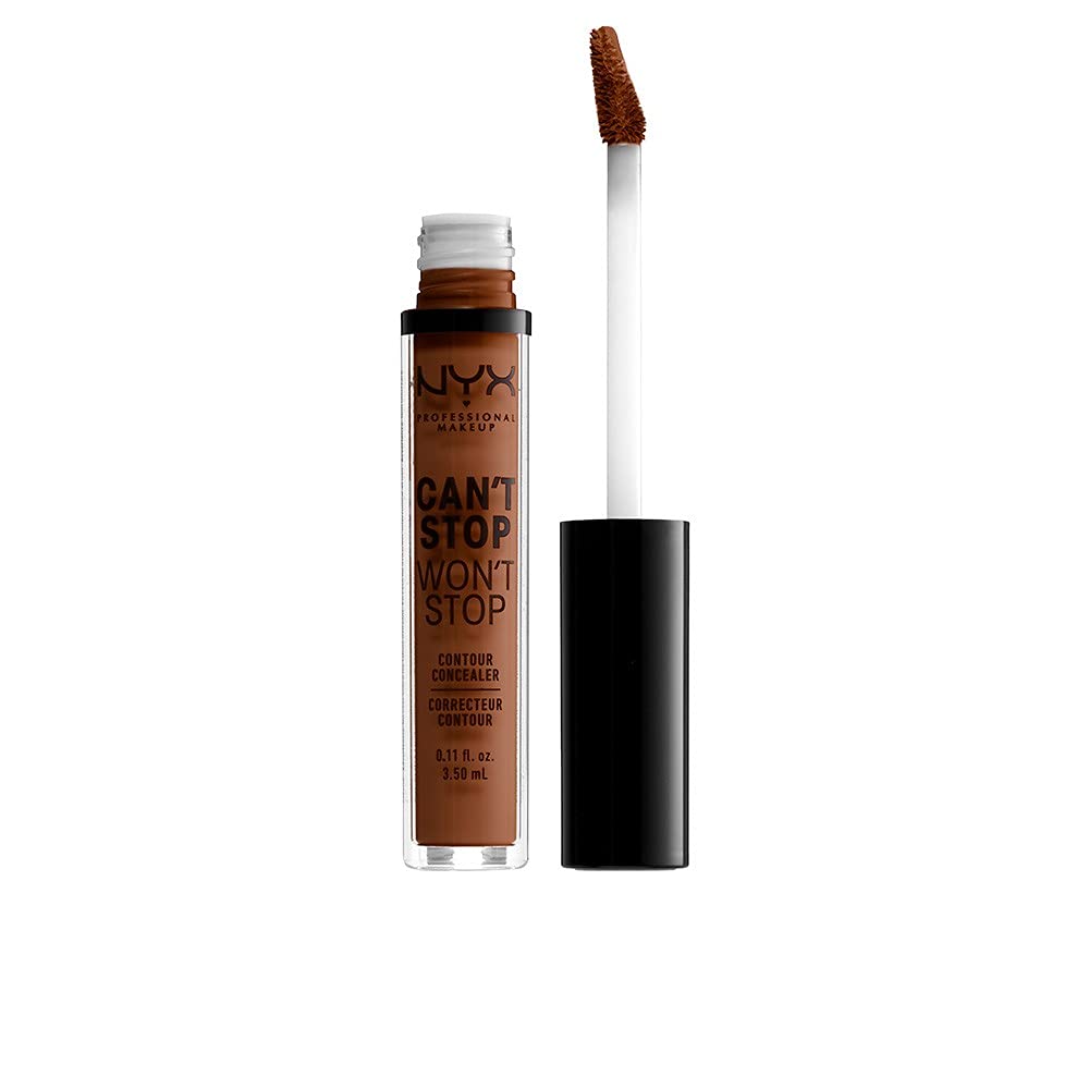 NYX PROFESSIONAL MAKEUP Can't Stop Won't Stop Contour Concealer, 24h Full Coverage Matte Finish - Natural