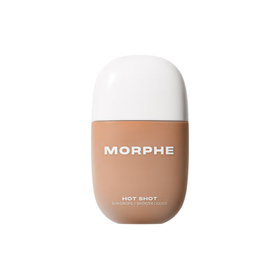 Morphe Hot Shot Sun Bronzing Drops - Waterweight Liquid Bronzer Drops with Niacinamide for Glowing Skin, Hydration & a Natural Radiant Finish - Money Honey (1 Fl Oz)