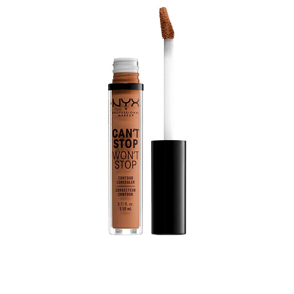 NYX PROFESSIONAL MAKEUP Can't Stop Won't Stop Contour Concealer, 24h Full Coverage Matte Finish - Natural