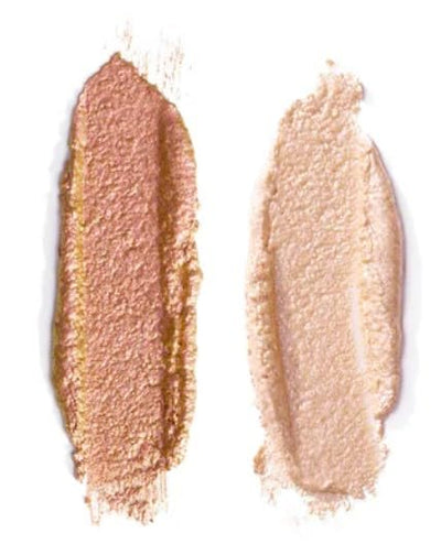 PATRICK TA Major Dimensions Eye Illusions Eyeshadow Duo, Talk to My Team, Champagne Sparkle/Pink top Sparkle