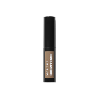 Morphe Brow Tease Eyebrow Gel Mousse - Volumizing Brow Gel to Tint, Thicken & Shape with 100% Natural Bamboo Fibers - Enriched with Conditioning Coffee Seed Oil - Praline (0.16 fl oz)