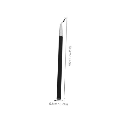3pcs Angled Eye and Lip Liner Brush with Long Handle Precise Thin Tip for Sharp Lines Multifunctional Solid Makeup Tool for Professional Eyeliner and Lip Liner Application