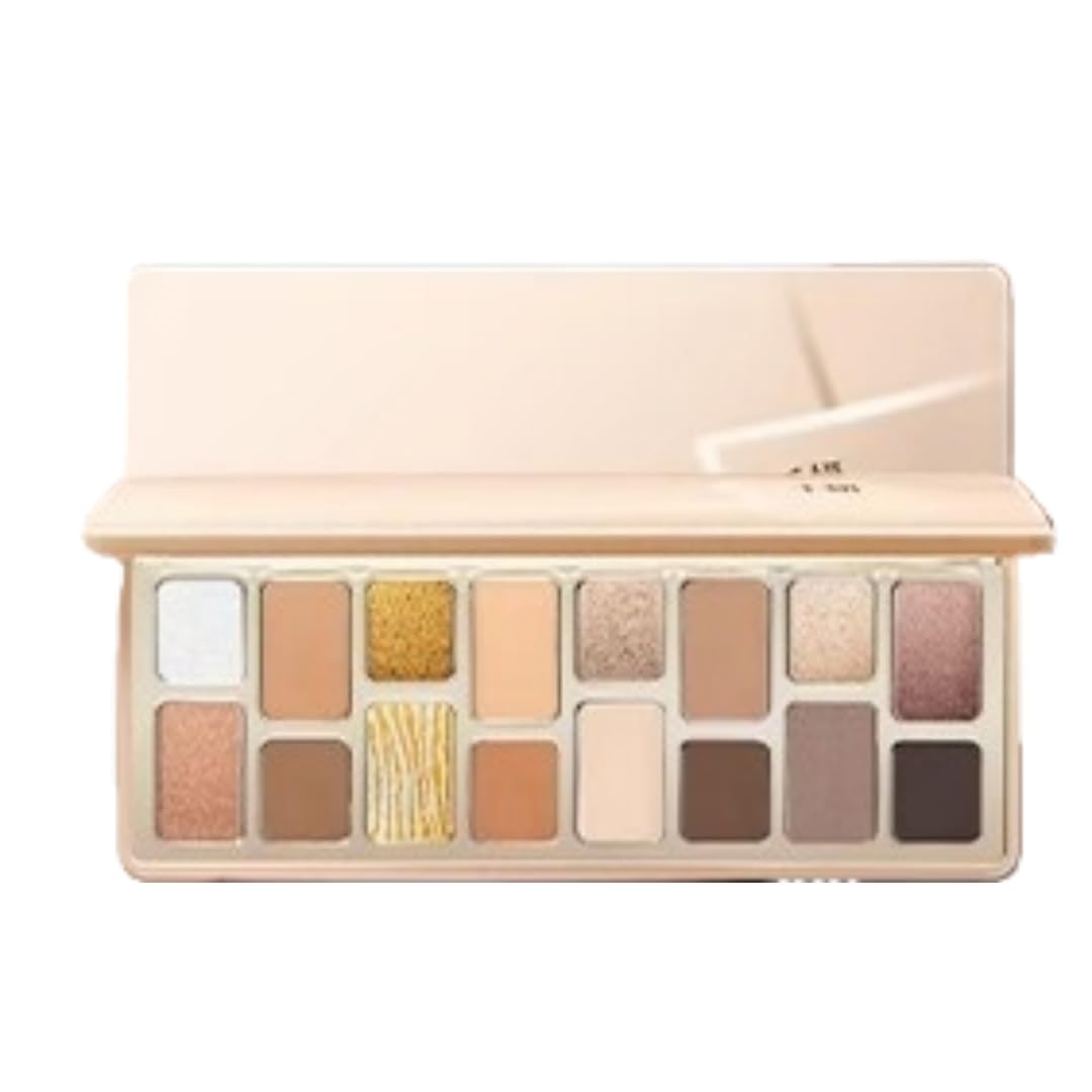 Cheeryep Qianyan 16 Color Eye Shadow Palette Pink Brown Cowboy Blue Multicolor Matte Pearl Smoky Eye Makeup Palette (15, 16g)