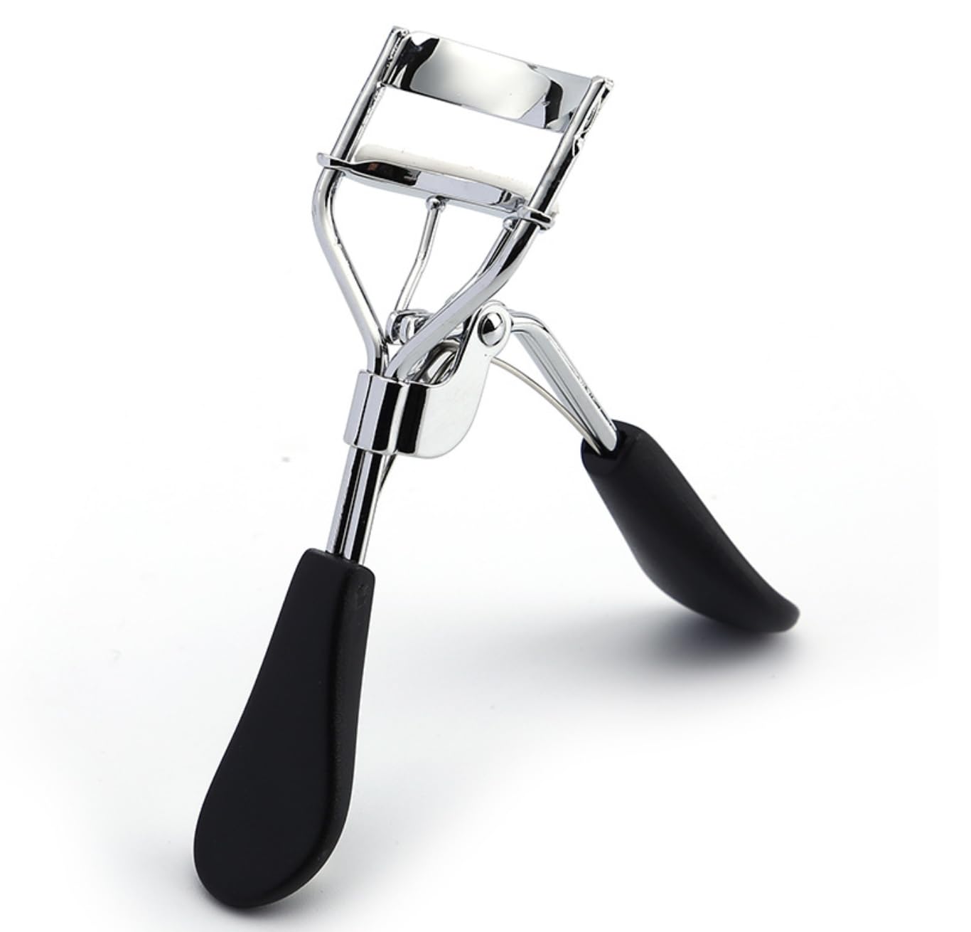 Eyelash Curler, Wide Opening Lash Curler for Long-Lasting Natural Curl, Ergonomic Design Lash Lift Tool for All Eye Shapes, Black Portable Makeup Tool