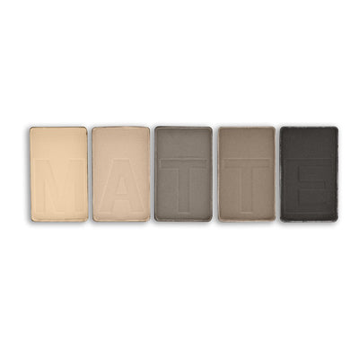 L.A. COLORS 5 Color Matte Eyeshadow Palette, Nude Suede CEM480