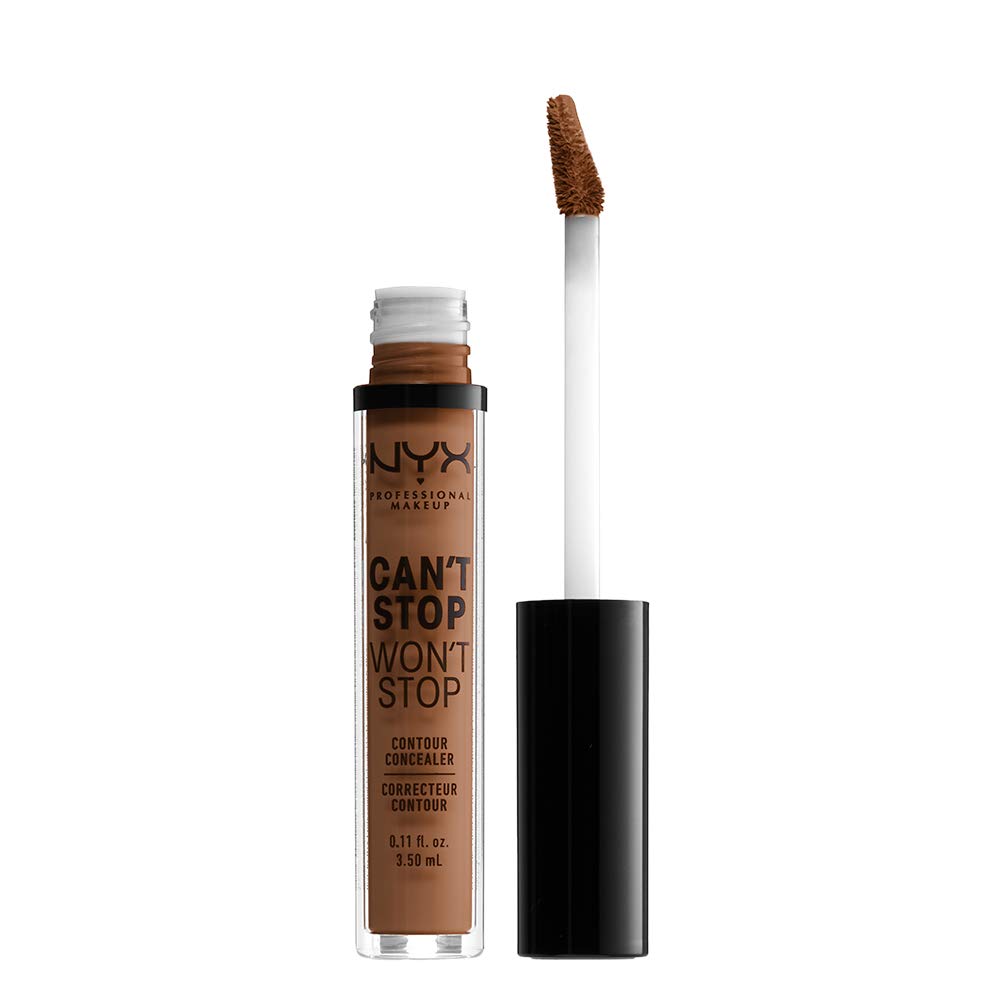 NYX PROFESSIONAL MAKEUP Can't Stop Won't Stop Contour Concealer, 24h Full Coverage Matte Finish - Natural