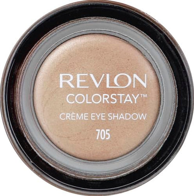 Revlon Crème Eyeshadow, ColorStay 24 Hour Eye Makeup, Highly Pigmented Cream Formula in Blendable Matte & Shimmer Finishes, 705 Crème Brûlée, 0.18 Oz