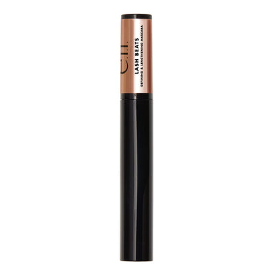 e.l.f. Lash Beats Mascara, Defining & Lengthening Formula for Mega Long Lashes, Creates Natural-Looking Long & Defined Lashes, Pitch Black