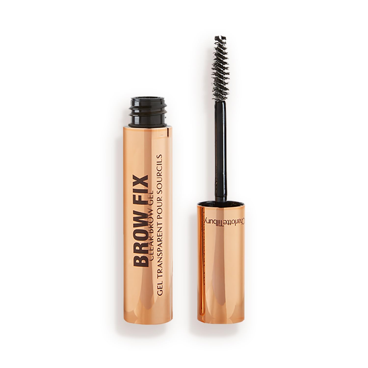 Charlotte Tilbury Brow Fix Clear Eyebrow Gel - 24 Hour Clear Brow Gel to Condition & Set Brows All Day - Non-Stick & Invisible Finish