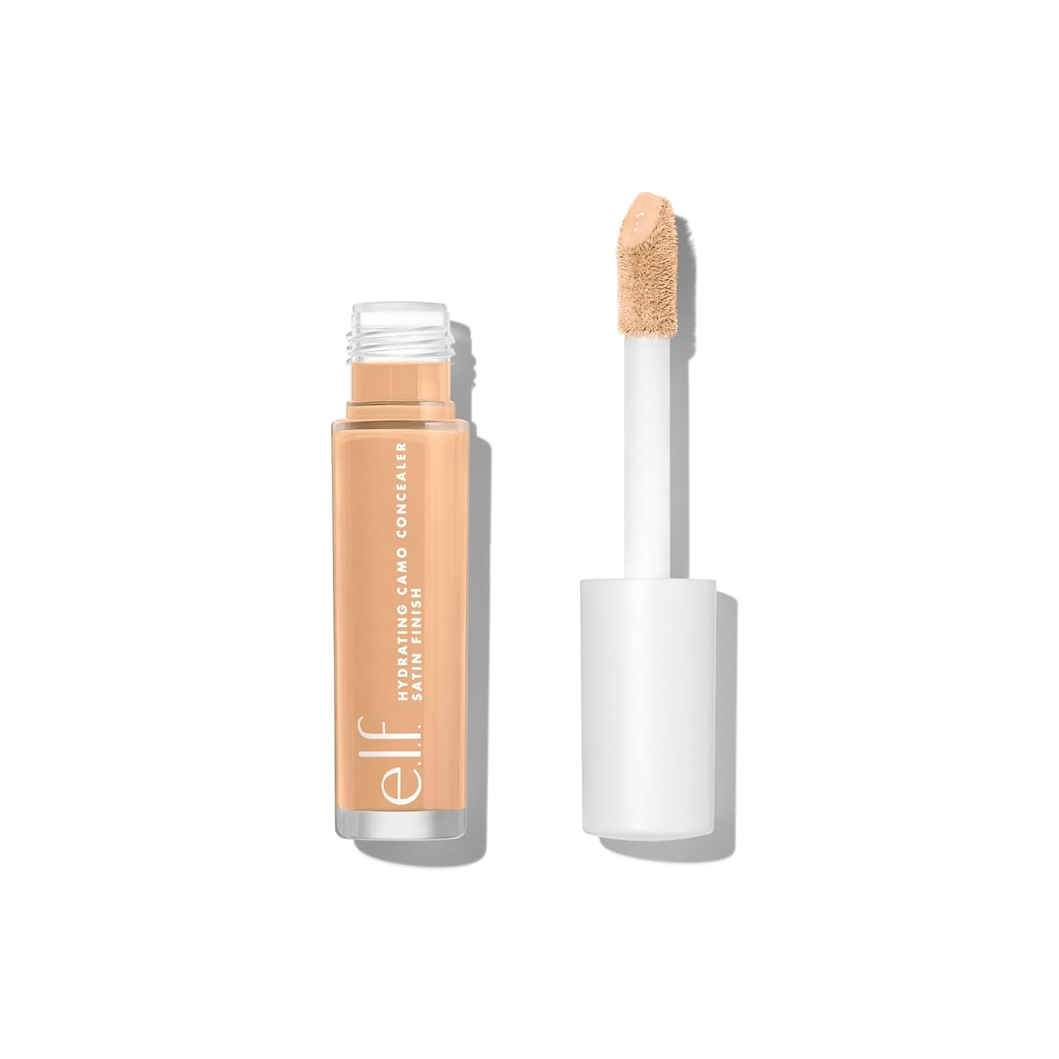 e.l.f. Hydrating Camo Concealer, Covers Blemishes & Under-Eye Circles, Full-Coverage & Delivers A Satin Finish, Vegan & Cruelty-Free, Fair Warm