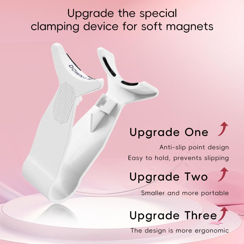 Magnetic Eyelashes Kit Asian with Applicator, Reusable No Glue Lashes, Natural Look Lashes Set, Easy to Wear and Remove (Cherry Blossom Black【Flower Gift Box】+ Styling Liquid)