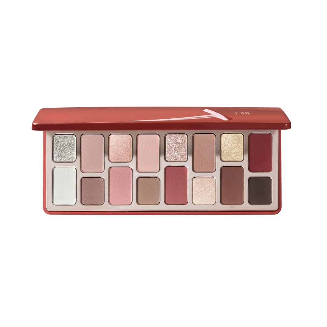 Cheeryep Qianyan 16 Color Eye Shadow Palette Pink Brown Cowboy Blue Multicolor Matte Pearl Smoky Eye Makeup Palette (15, 16g)