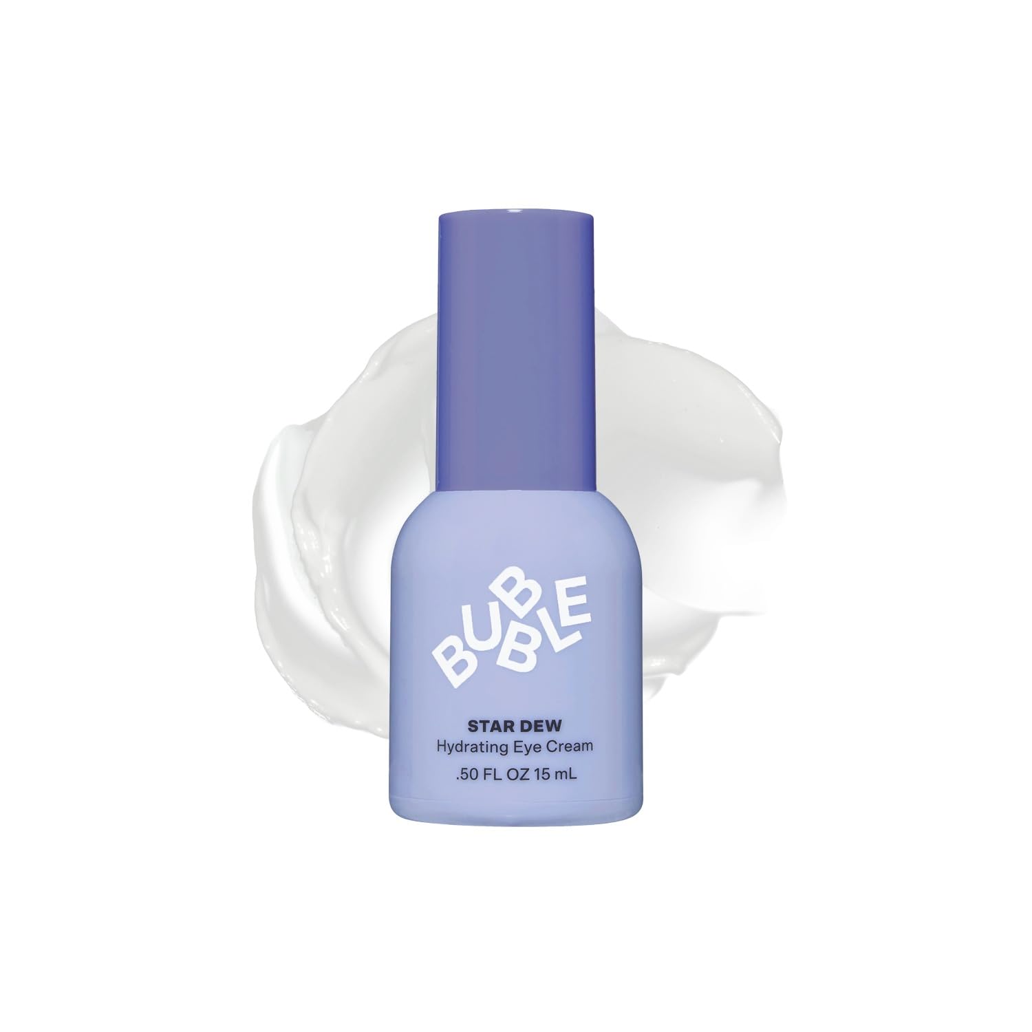 Bubble Skincare Star Dew Hydrating Eye Cream - Moisturizing Under Eye Cream for a Luminous, Dewy Look - Soothes Dryness, Prevents Moisture Loss & Helps Improve the Appearance of Dark Circles (15ml)