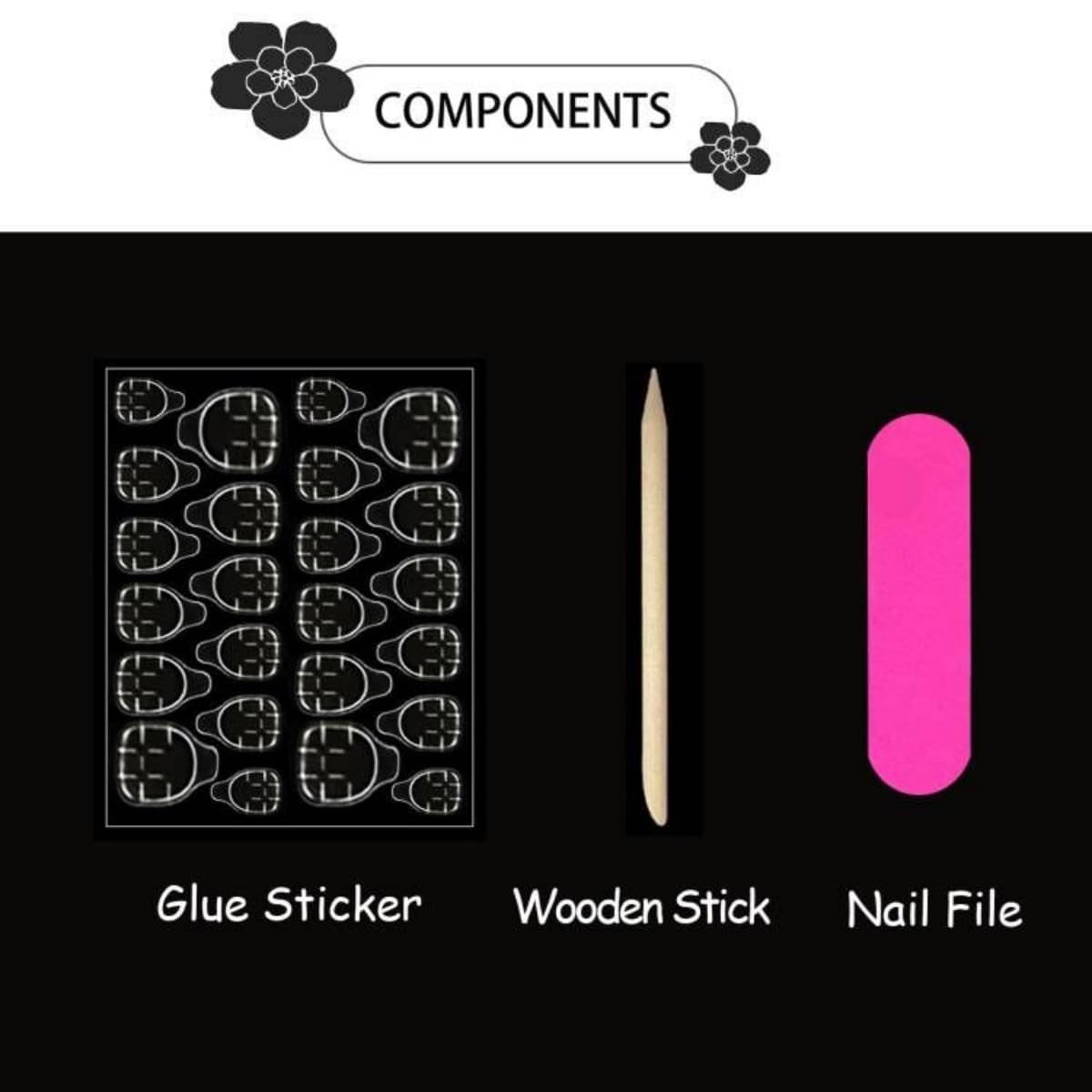 Y2K Press on Nails Medium Almond Fake Nails Colorful Polka Dot & Star Design Glossy Reusable False Nails with Metal Beads & Rhinestones Retro Aesthetic Glue on Nails for Women Manicure 24Pcs