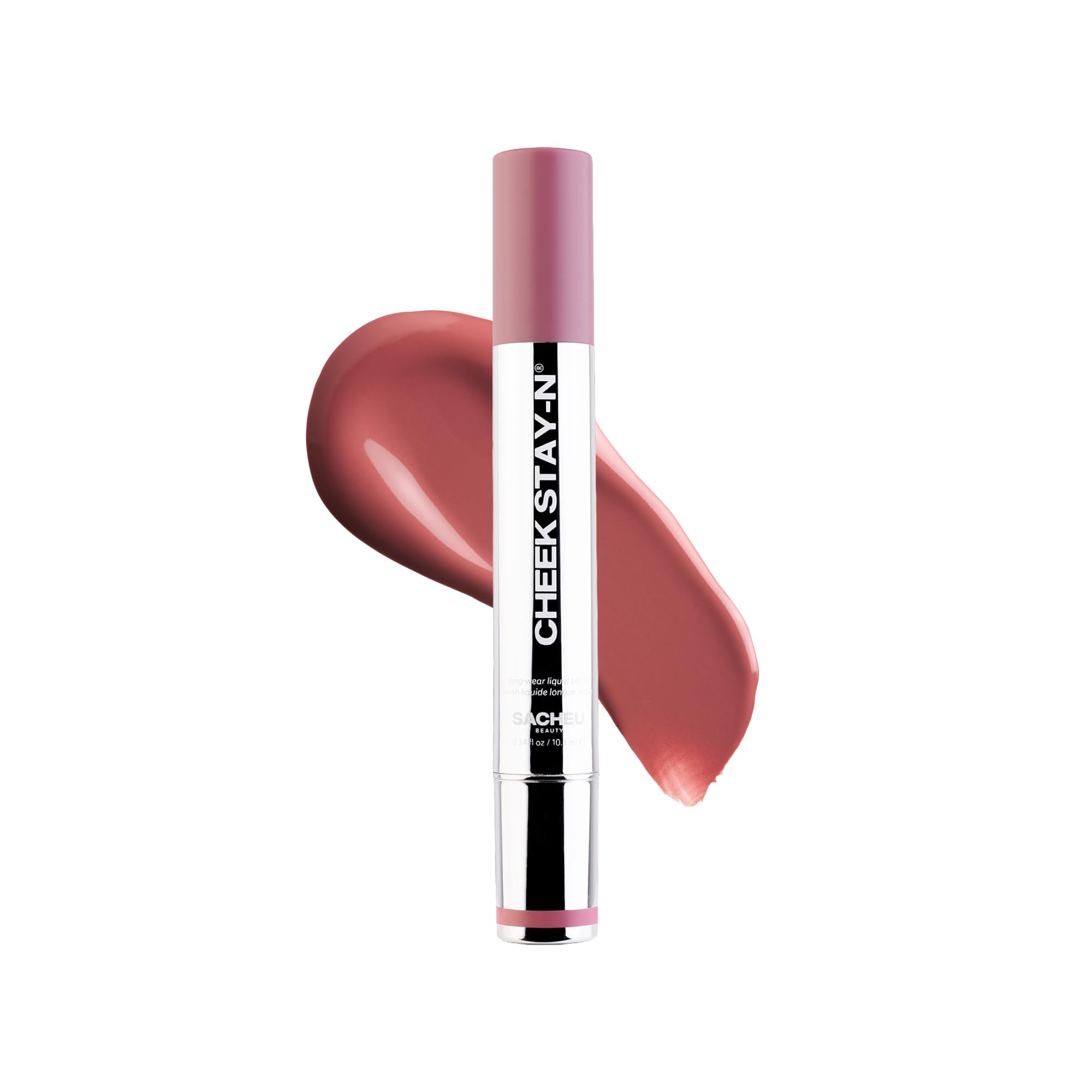 Sacheu Cheek STAY-N Liquid Blush for Cheeks — High Pigment, Buildable, Lightweight Cream Blush for Dewy & Radiant Flushed Cheeks — Long-lasting & Cruelty Free, I'm Guilty