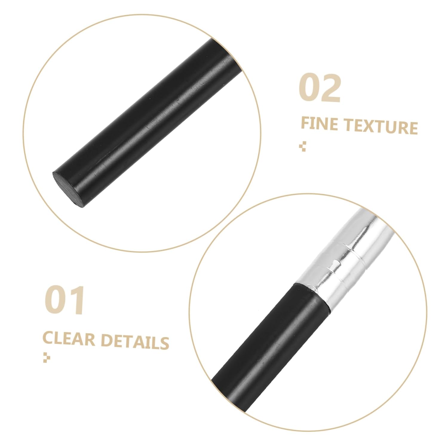 3pcs Angled Eye and Lip Liner Brush with Long Handle Precise Thin Tip for Sharp Lines Multifunctional Solid Makeup Tool for Professional Eyeliner and Lip Liner Application