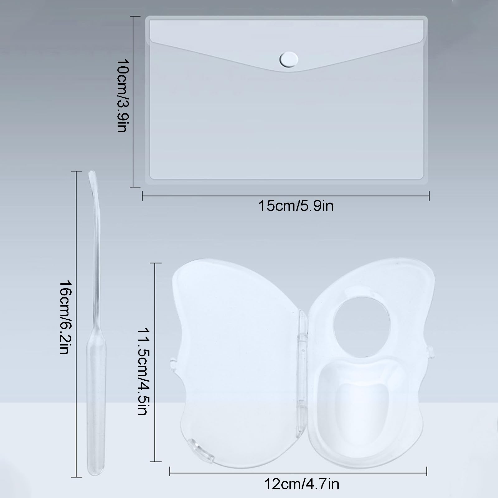 Makeup Mixing Palette, Acrylic Foundation Mixing Palette with Spatula and Storage Bag, Makeup Mixing Palette Tray for Liquid Makeup, Eyeshadow, Pigment Blending