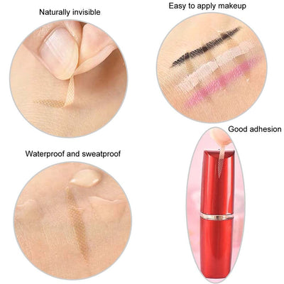 BlingKingdom 1200pcs Self-Adhesive Invisible Double Eyelid Tape - Lift Strips & Instant Eye Tapes for Hooded, Droopy, Uneven & Mono-Eyelids with Fork Rods & Tweezers