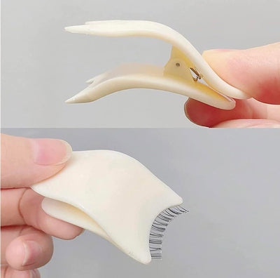 False Eyelashes Applicator Tool 2 Pieces Eyelashes Daily Use Lashes Clip for Beginners Easy to wear