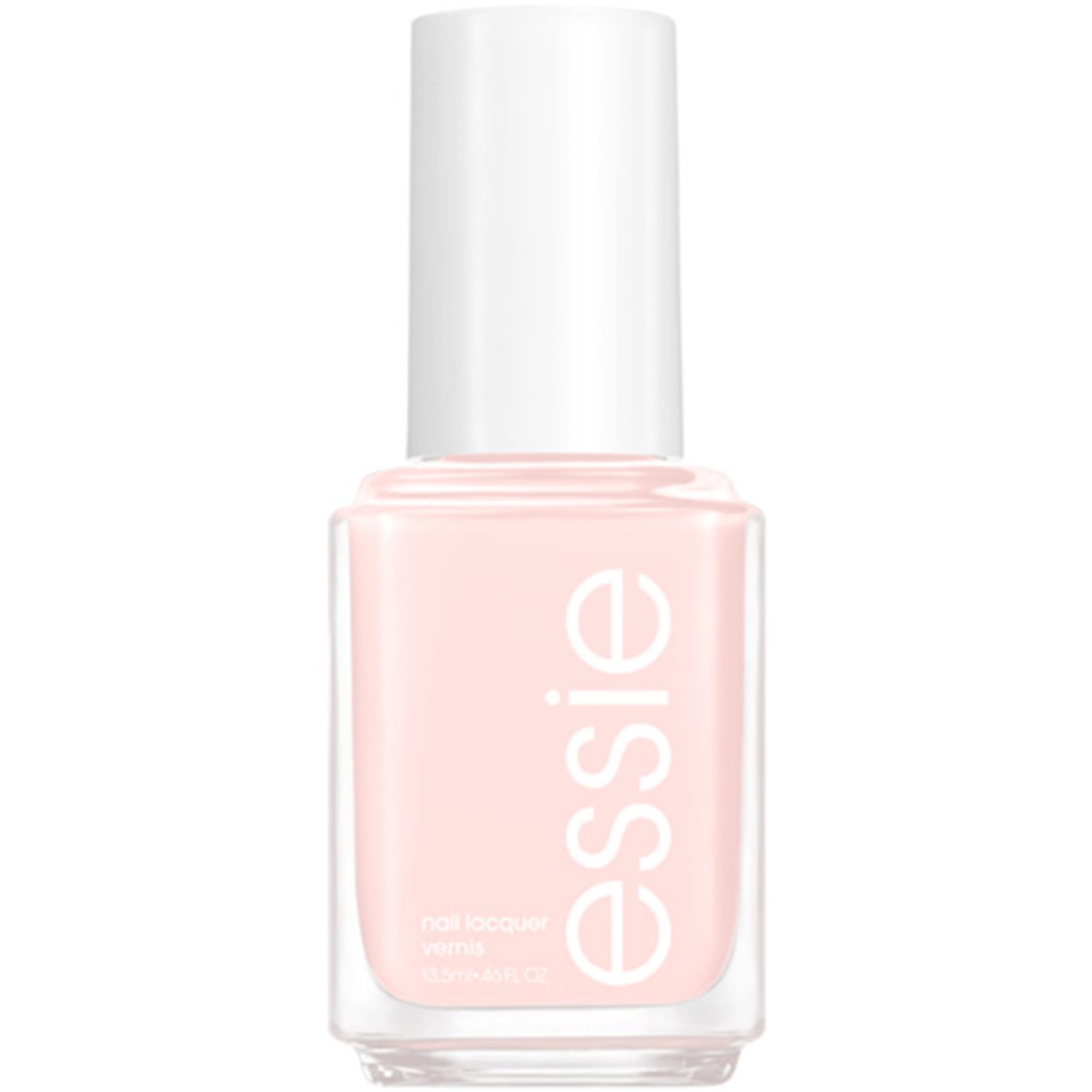 essie Salon-Quality Nail Polish, 8-Free Vegan, Sheer Pale Pink, Ballet Slippers, 0.46 fl oz