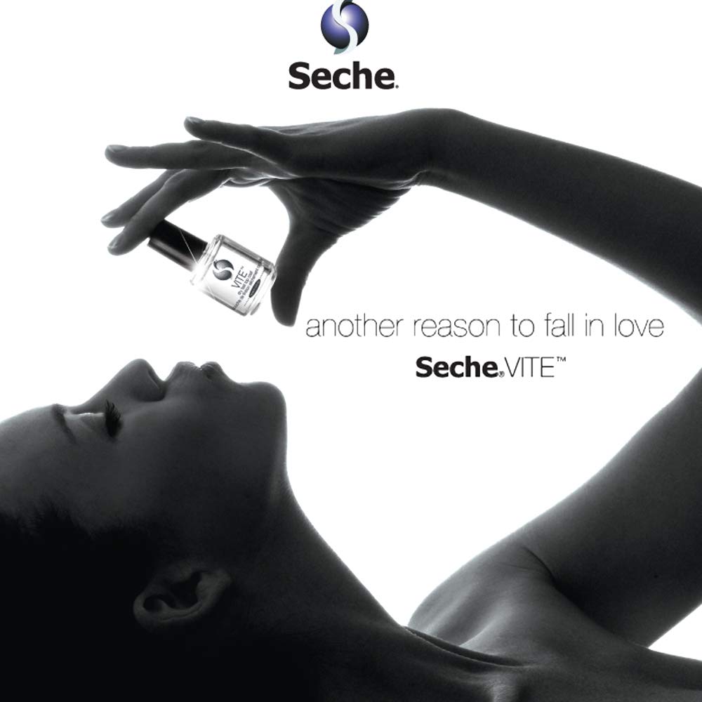 Seche Vite Dry Fast Top Coat for Nail Polish and Manicure (2 pack, 0.5 fl oz)