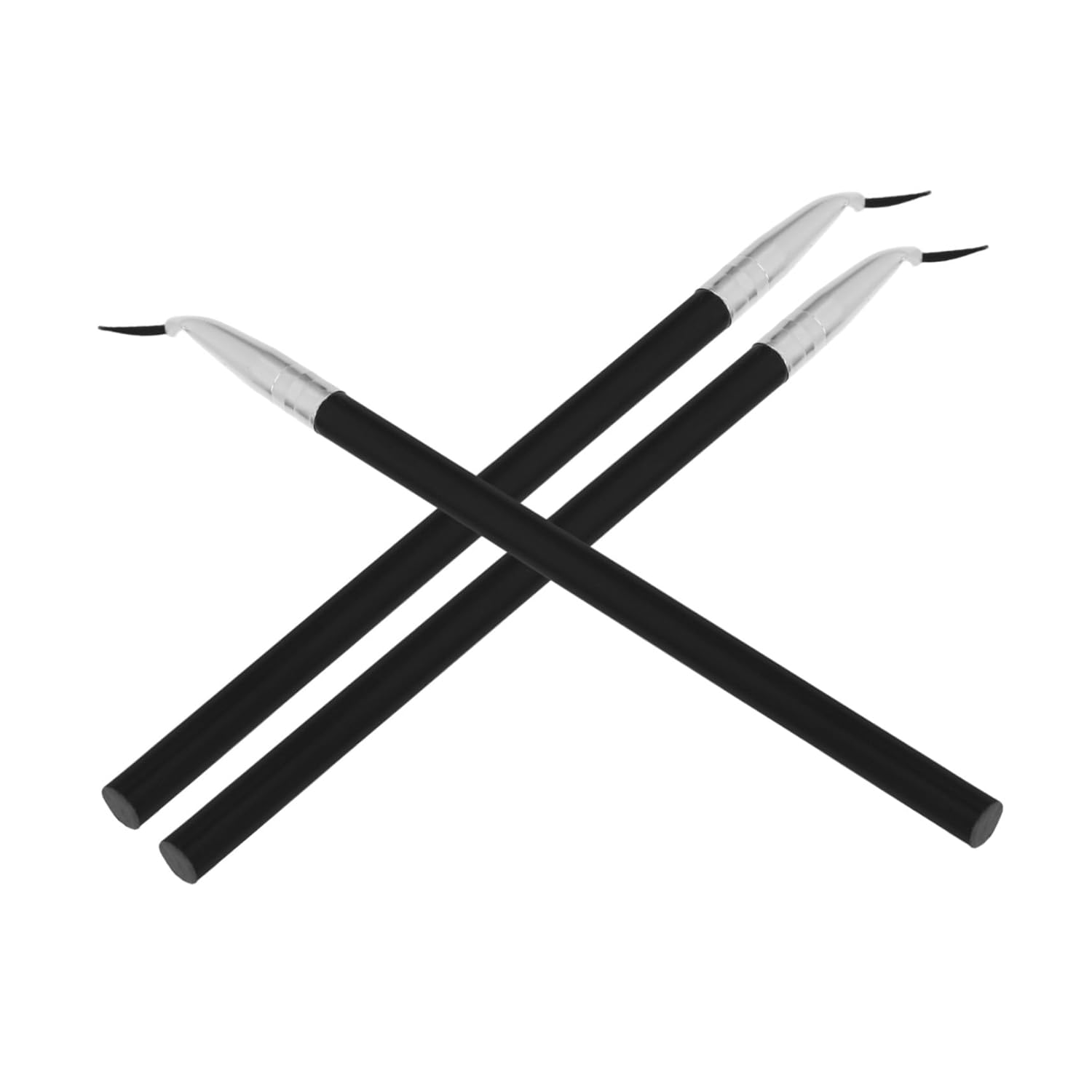 3pcs Angled Eye and Lip Liner Brush with Long Handle Precise Thin Tip for Sharp Lines Multifunctional Solid Makeup Tool for Professional Eyeliner and Lip Liner Application