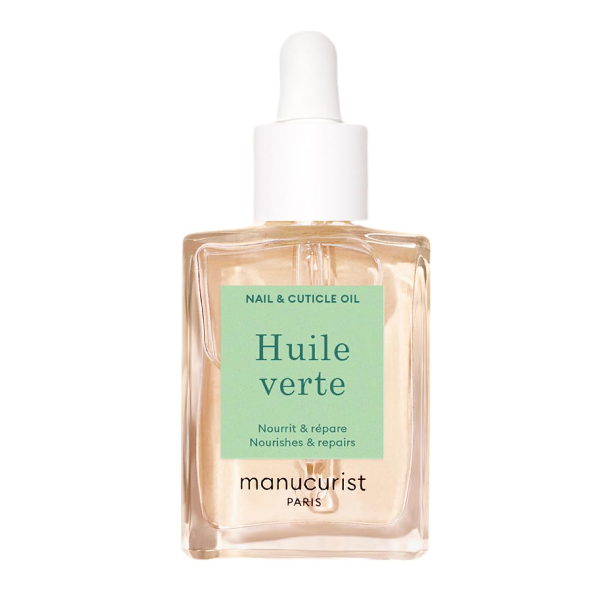 Manucurist Green Oil Nail Care - Nail & Cuticle Oil for Nails - Nourishes and Regenerates Nails and Cuticles - Promotes Growth - Blend of 6 Oils - 99% Bio-Sourced - Nail Care - 0.5 fl oz Bottle