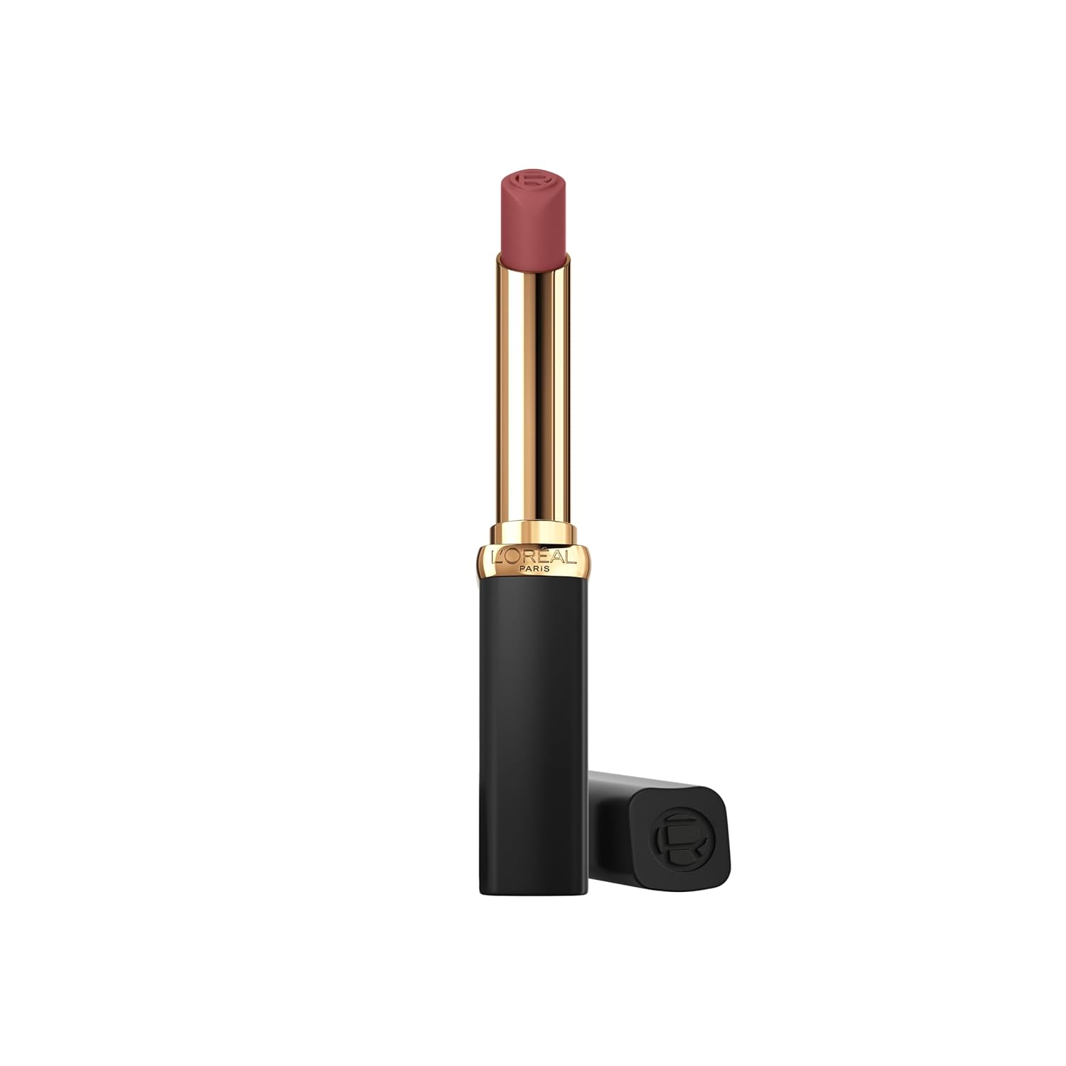 L'Oreal Paris Colour Riche Intense Volume Matte Lipstick, Lip Color Infused with Hyaluronic Acid for up to 16hr All Day Comfort, Le Carmin Courage, 0.06 oz