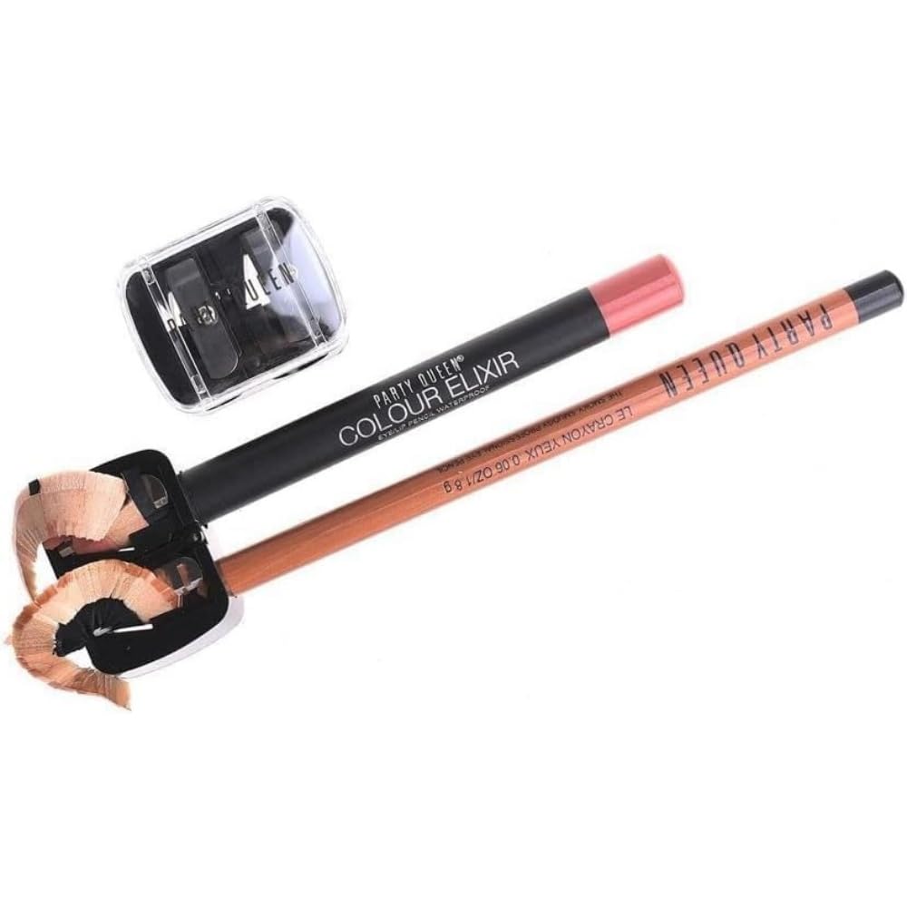 Eyeliner Pencil Sharpener, Eyeliner Sharpener for Pencil, Makeup Pencil Sharpener, Dual Holes Eyeliner Sharpener, Sharpeners