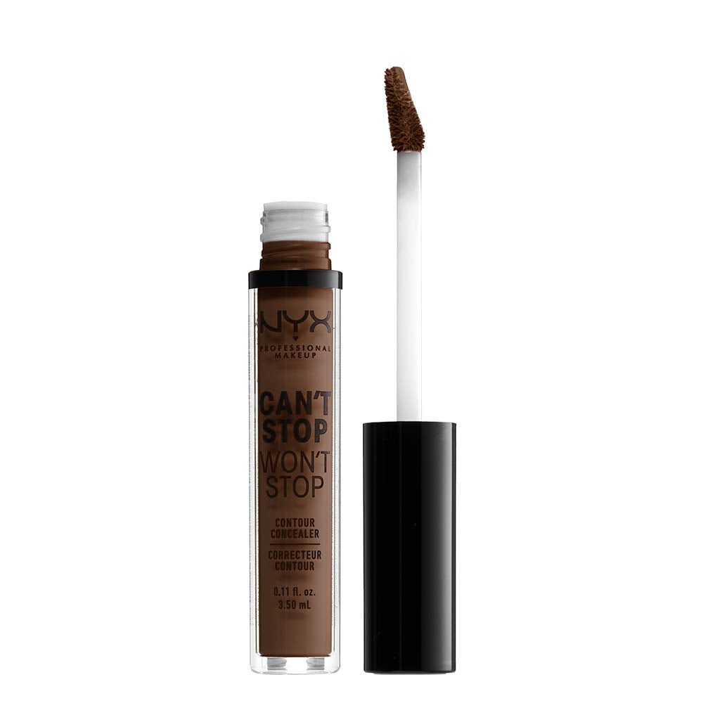NYX PROFESSIONAL MAKEUP Can't Stop Won't Stop Contour Concealer, 24h Full Coverage Matte Finish - Natural