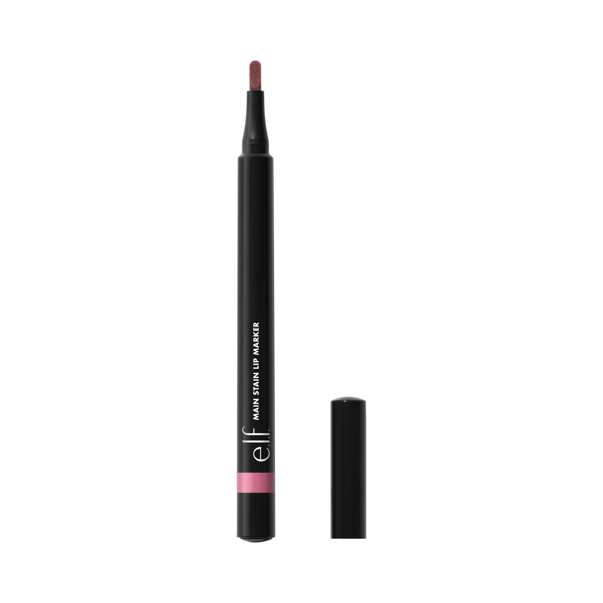 e.l.f. Main Stain Lip Marker, Lip Stain to Line, Define, Contour & Fill for Long-Lasting & Transfer-Resistant Color, Vegan & Cruelty-Free, Rose Macaron