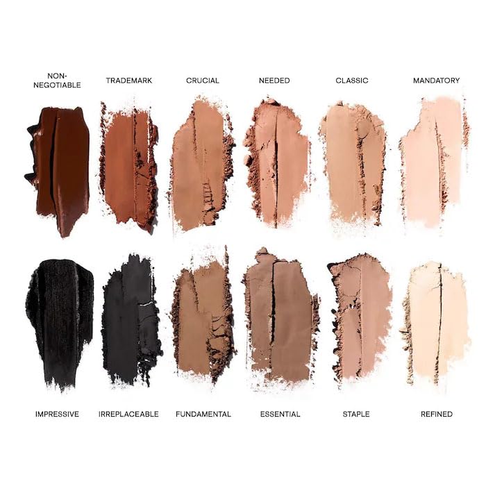 P4trick Ta. - Major Dimension III Matte Eyeshadow Palette – 12 Blendable, High-Pigment Shades with Matte, Shimmer & Metallic Finishes – Long-Lasting, Buildable Color for Day & Night Looks