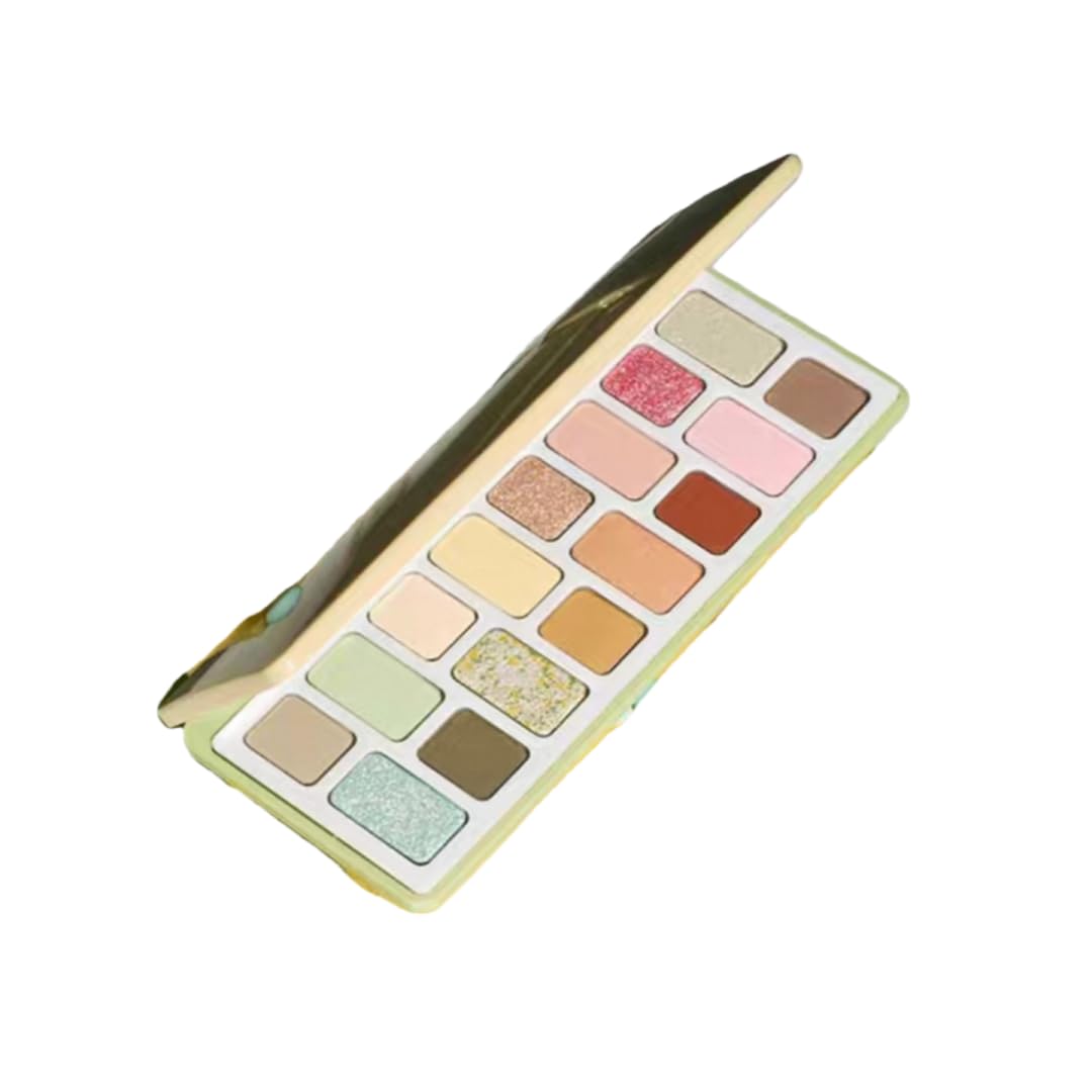 Cheeryep Qianyan 16 Color Eye Shadow Palette Pink Brown Cowboy Blue Multicolor Matte Pearl Smoky Eye Makeup Palette (15, 16g)