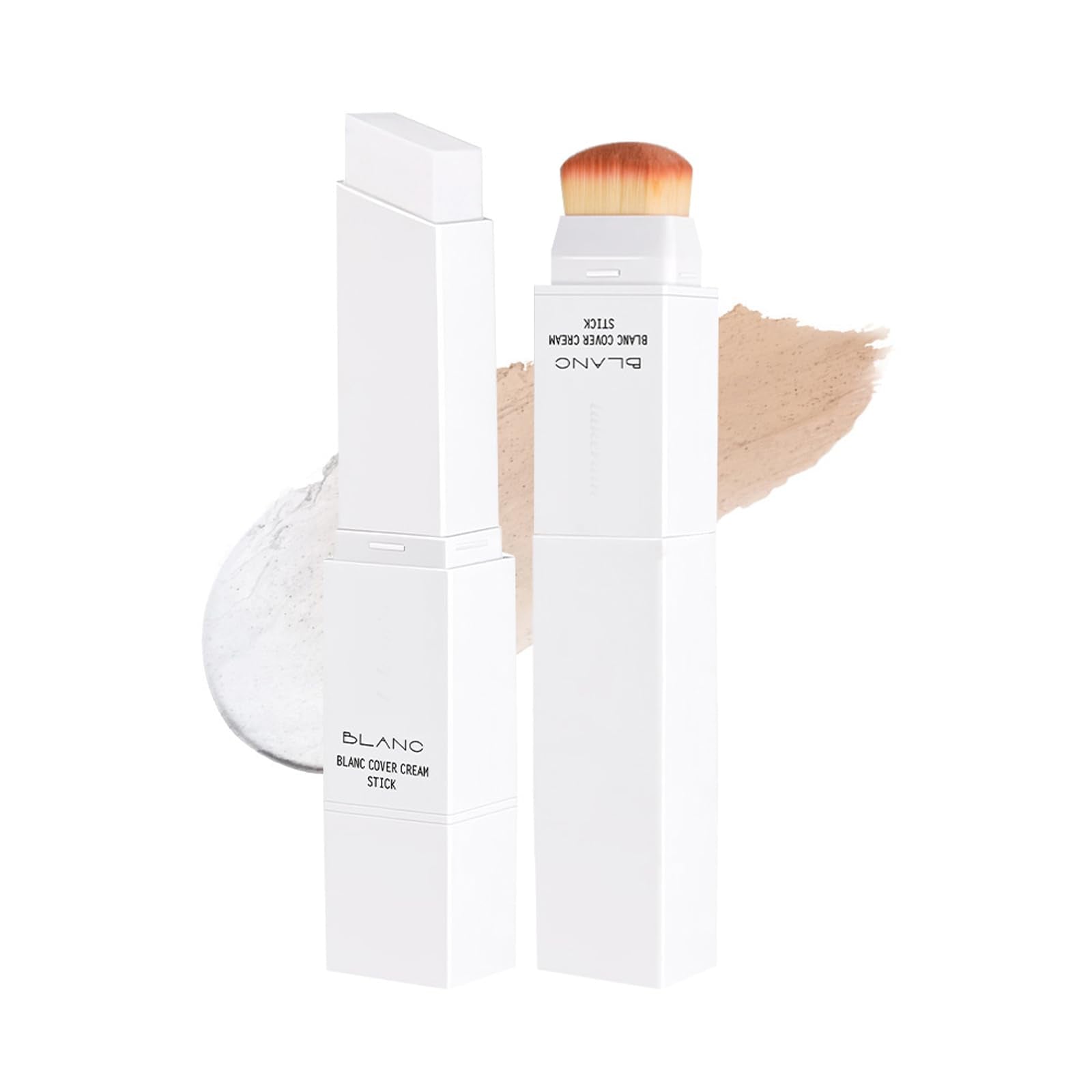 Double-head Blanc Cover Cream Stick, Color Changing Foundation Stick