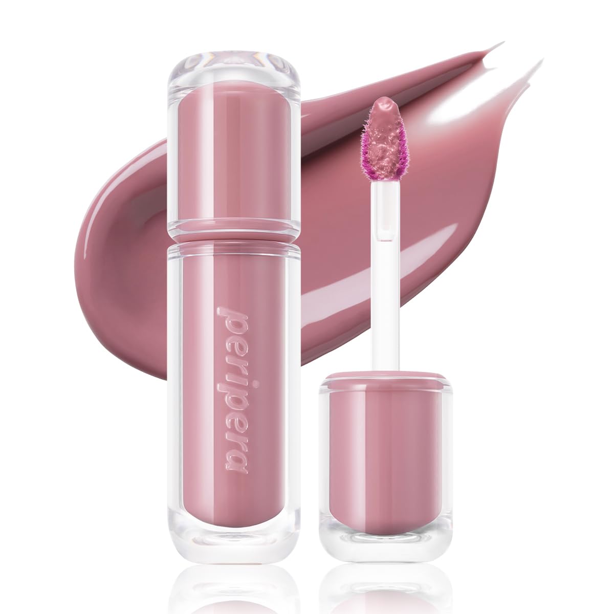 Peripera Mood Glowy Tint, Watery Glow Finish, Buildable Fresh Color, Lightweight, Long-Lasting, Non-Sticky, Korean Lip Tint (12 CAMPUS QUEEN)