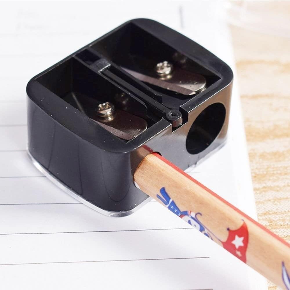 Eyeliner Pencil Sharpener, Eyeliner Sharpener for Pencil, Makeup Pencil Sharpener, Dual Holes Eyeliner Sharpener, Sharpeners
