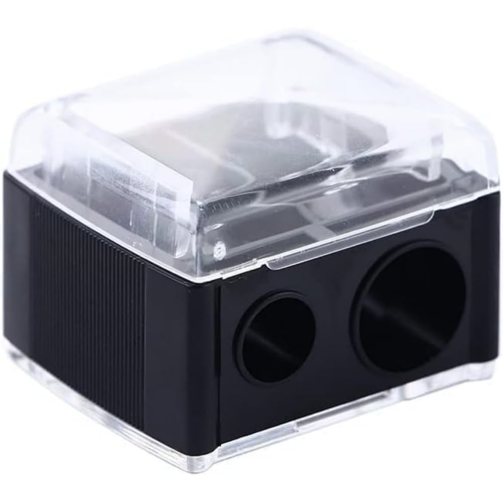 Eyeliner Pencil Sharpener, Eyeliner Sharpener for Pencil, Makeup Pencil Sharpener, Dual Holes Eyeliner Sharpener, Sharpeners