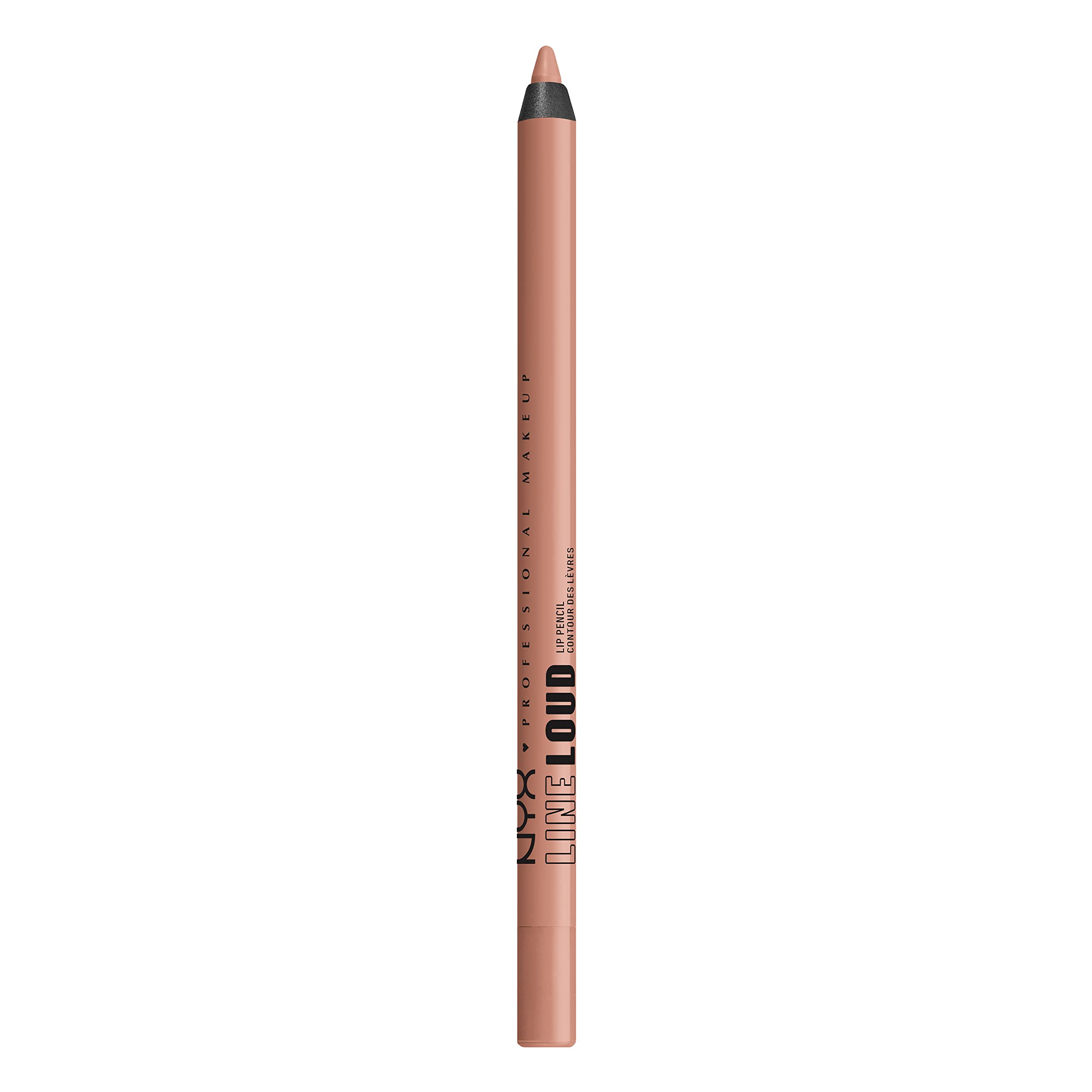 NYX PROFESSIONAL MAKEUP Line Loud Lip Liner, Longwear and Pigmented Lip Pencil with Jojoba Oil & Vitamin E - Goal Crusher (Midtone Beige)