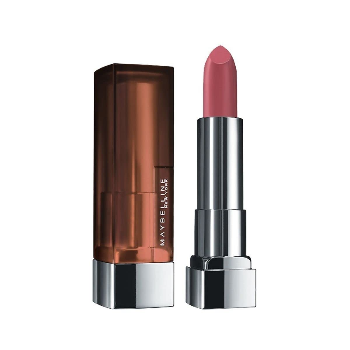 Maybelline Color Sensational Lipstick, Lip Makeup, Matte Finish, Hydrating Lipstick, Nude, Pink, Red, Plum Lip Color, Divine Wine, 1 Count