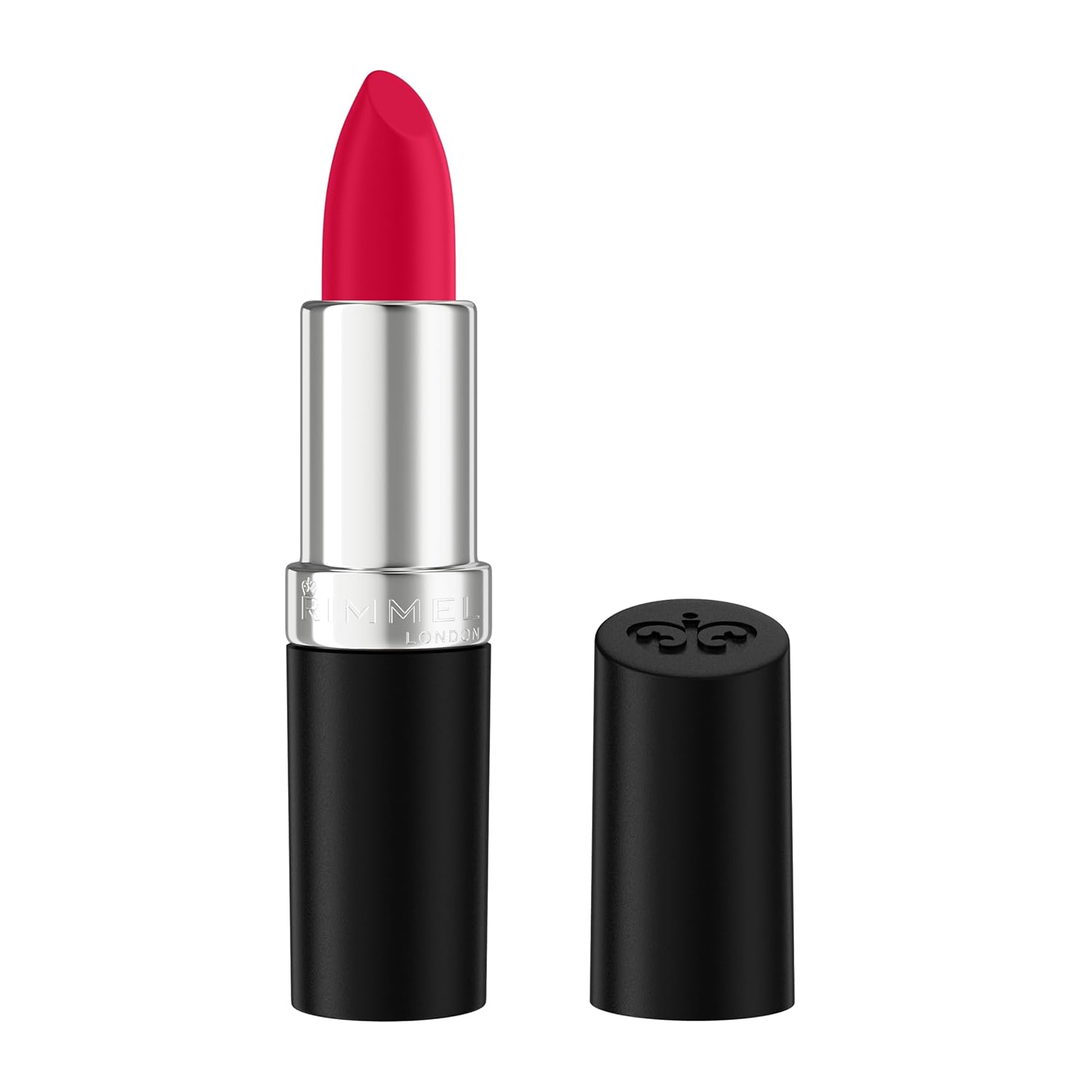 Rimmel Lasting Finish Lipstick | Up to 8 Hours of Intense Lip Color with Color Protect Technology and Exclusive Black Diamond Complex | 0.14 fl oz (Pack of 1) | 002 Candy