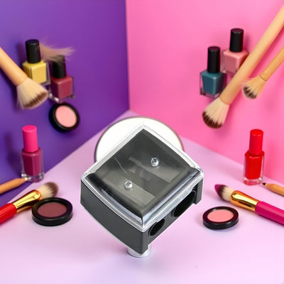 Eyeliner Pencil Sharpener, Eyeliner Sharpener for Pencil, Makeup Pencil Sharpener, Dual Holes Eyeliner Sharpener, Sharpeners