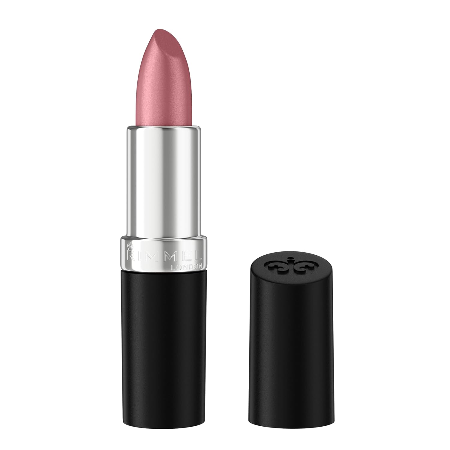 Rimmel Lasting Finish Lipstick | Up to 8 Hours of Intense Lip Color with Color Protect Technology and Exclusive Black Diamond Complex | 0.14 fl oz (Pack of 1) | 002 Candy